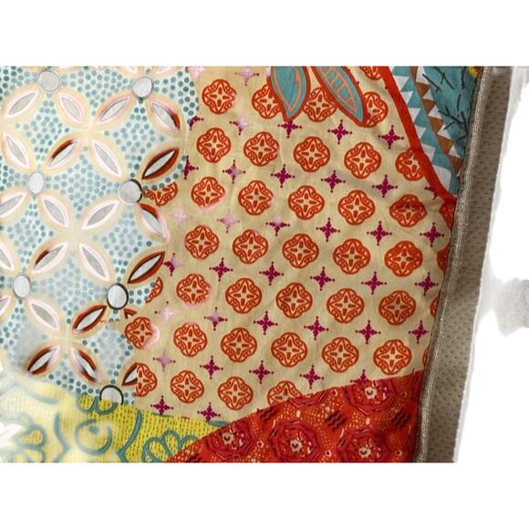 Levtex Baby Zahara Padded Comforter Elephant Quilt Colorful Crib Bedding Nursery - Picture 8 of 12